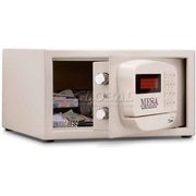 Mesa Safe Co Mesa Safe Hotel & Residential Electronic Security MH101E Keyed Differently, 15"W x 10"D x 7"H, White MH101E